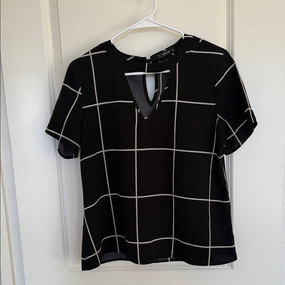 Black work blouse